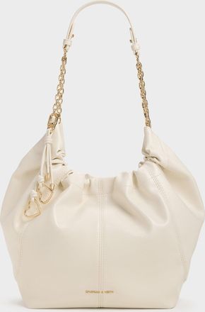 Charles & Keith Ciara Ruched Hobo Bag