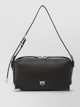 Pinko mini sheepskin clutch bag