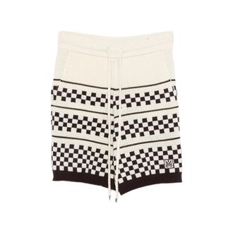 Amiri Check Drawstring Shorts