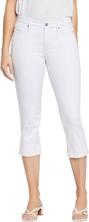NYDJ Nydj Chloe Optic White Capri Jean