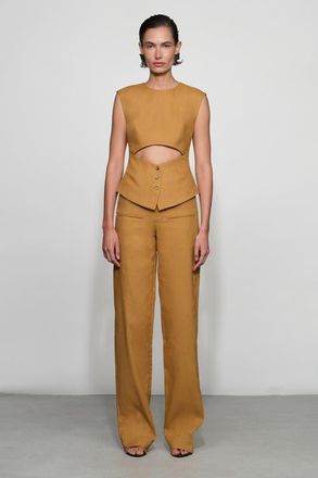 Et Ochs Conan Suiting Pant in Butterscotch at Nordstrom, Size 10