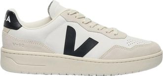 Veja BlackWhite Lace Up Sneakers