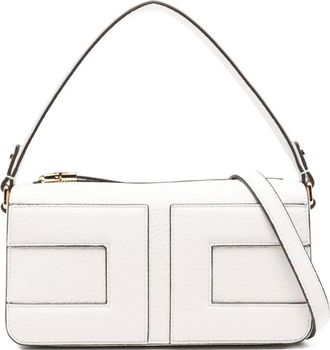 Elisabetta Franchi Borsa a spalla con logo - Toni neutri