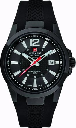 Swiss Alpine Military 7058.1877 Horloge - Heren - Horloges - Zwart - ONE Size - Accessoires