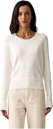 Liu Jo Jersey de punto con cuello redondo - Knitwear - Mujer - Beige - XL