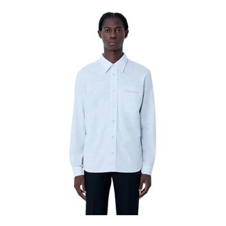 Kiko Kostadinov Button-Down Shirt - Heren - Casual Overhemden - Wit - L - Katoen - Overhemden
