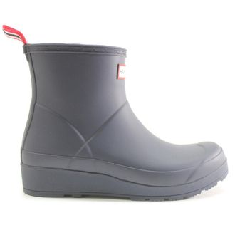 Hunter Original Play Short Wellington Rubber Womens Ankle Boots - Valtameri Blue - Size:UK 8