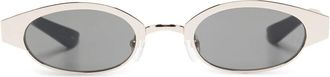Alexander McQueen Oval-frame Sunglasses