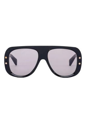 Balmain Pulse pilot-frame sunglasses - Black