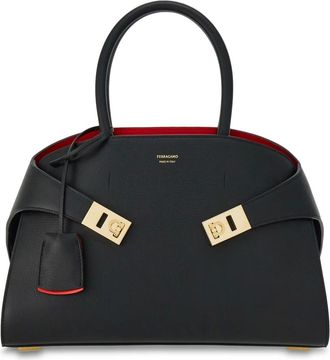 Ferragamo Dames, Tassen, Zwart, Maat: ONE Size Leer