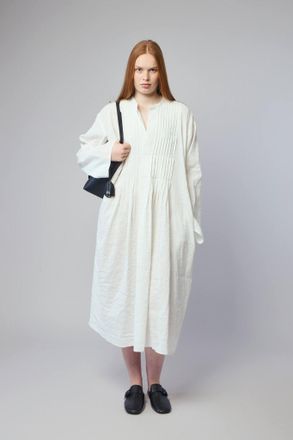 Sofie D'Hoore Long Sleeve Dress With Pleated Chest