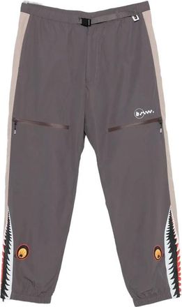A Bathing Ape Training Trousers, male, Gray, Size: XL Kazuki Kuraishi Elasticated-Cuffs Track Pants