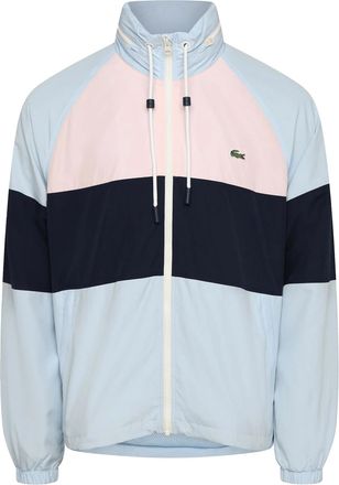 Lacoste Heren Kleurblokken Waterafstotende Jas (Marineblauw)