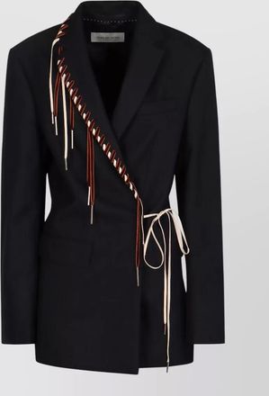 Dries Van Noten wool asymmetric blazer
