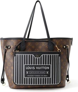 Louis Vuitton Pre-owned Monogram Tote Bag - Dames - Vintage Shopper - Bruin - ONE Size - Leer - Vintage