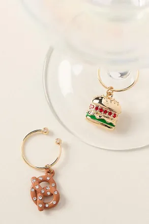Anthropologie Cocktail Charms, Set of 2