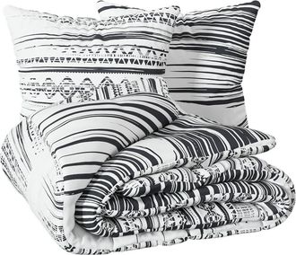 Atmosphera Atmosphera - Juego De Cama De Algod&oacute;n &laquo;etnik&raquo; 260 X 240 Cm Cr&eacute;ateur DInt&eacute;rieur