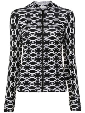 Amir Slama Giacca con cut-out - Nero