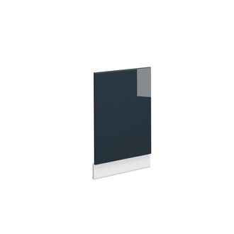 Vicco Muebles De Cocina Fame-line, Azul Oscuro Alto Brillo, 45 Cm Sin Encimera