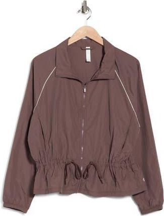 Zella Breakaway Crinkled Jacket in Grey Plum at Nordstrom Rack, Size X-Large