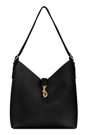 Rebecca Minkoff Mini Megan Leather Hobo Bag in Black at Nordstrom