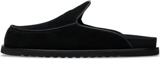 Filling Pieces Clog Suede - Heren - Slip ons - Zwart - 44 EU - Leer - Schoenen