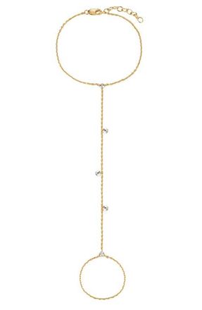 Made by Mary Dew Drop Hand Chain in Gold Vermeil at Nordstrom, Size 6
