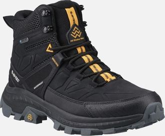 Hi-Tec Mens Hi-Tec Rainier Polyester Mens Black Hiking Boots - Size: 11