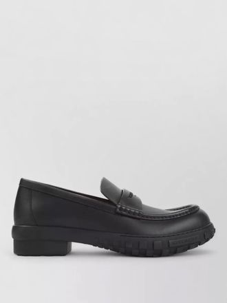 Givenchy calf leather echo loafers