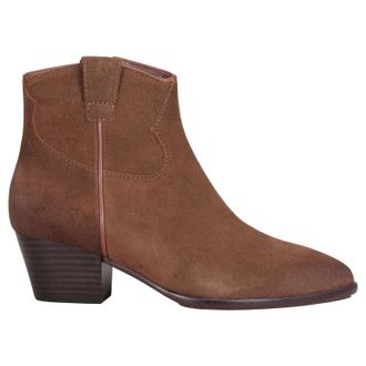 Ash Houston Suede Womens Ankle Boots - Russet - Size:UK 4