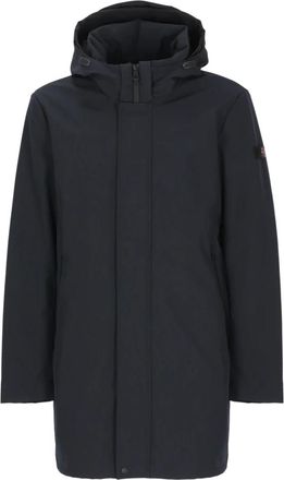 Peuterey Cappotto Imbottito con Cappuccio - - Coats - Uomo - Blu - S