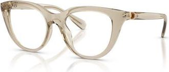 Swarovski 49mm Cat Eye optical glasses in Beige at Nordstrom