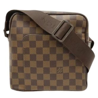 Louis Vuitton Pre-owned Cross Body Bags, female, Brown, Size: ONE SIZE Pre-owned Damier Shoulder Bag