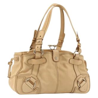 Celine Pre-owned Handbags, female, Beige, Size: ONE SIZE Pre-owned Vintage Hand Bag
