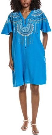 Johnny Was Kastoria Gauze Mini Dress