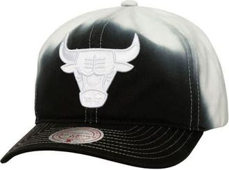 Mitchell & Ness Mens Mitchell & Ness Black/White Chicago Bulls Dip Dye Pro Crown Adjustable Hat at Nordstrom