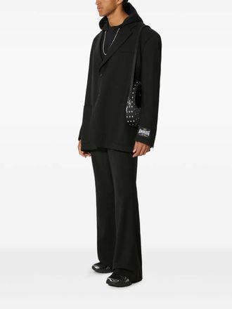 AMBUSH wool trousers - men - Viscose/Virgin Wool/Elastane - 52 - Black