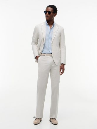Tommy Hilfiger Mens New York Label Tailored Dobby Pant - Sandalwood - 32W x 32L