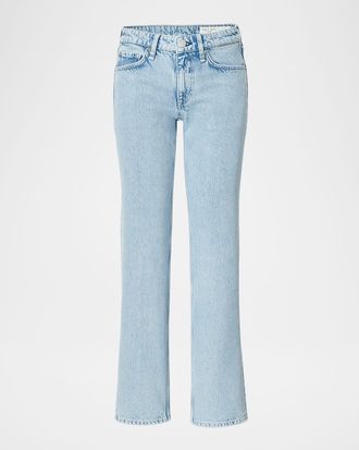 Rag & Bone Harlow Low-Rise Straight Jeans