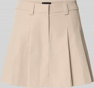 Gina Tricot Faltenrock in A-Linie in Sand, Gr&ouml;&szlig;e 34