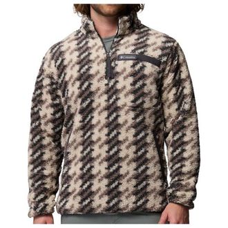 Columbia Rugged Ridge High Pile Half Zip Fleecepullover f&uuml;r Herren | braun