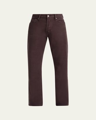 Tom Ford Mens Wool Straight Leg Five-Pocket Pants