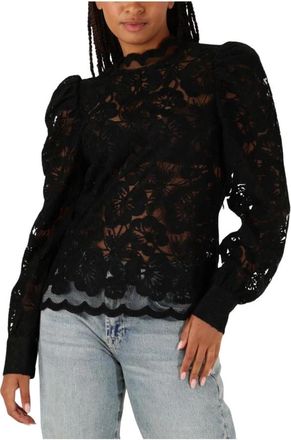 Aaiko Muze PES 566 Blouse - Dames - Blouses - Zwart - XS - Overhemden