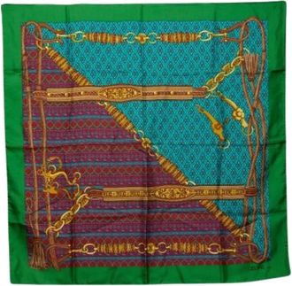 Celine Pre-owned Vintage Scarf - Dames - Vintage Accessoires - Veelkleurig - ONE Size - Vintage