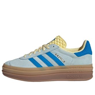adidas (WMNS) adidas Gazelle Bold Almost Blue Yellow IE0430
