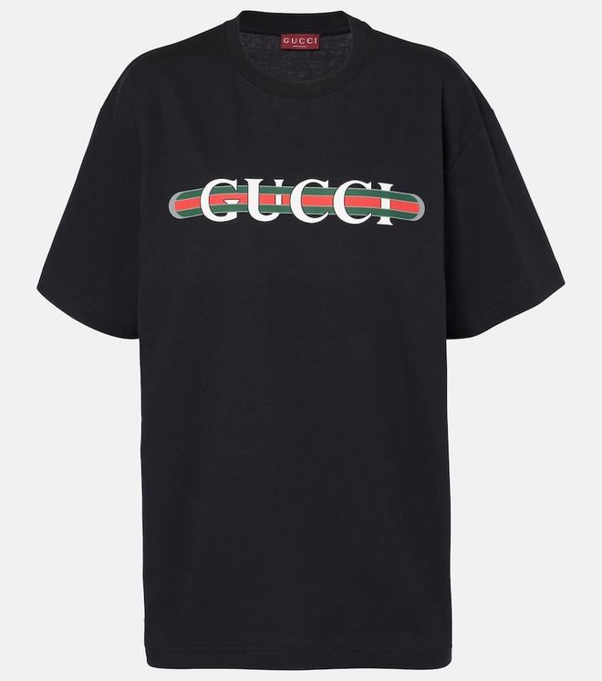 Gucci Lido printed cotton jersey T-shirt