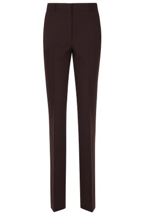 Iro Brown Bingo Mid-Rise Slim-Fit Viscose-Blend Pants