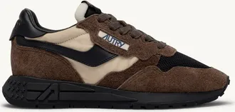 Autry SNEAKERS REELWIND LOW IN SUEDE E NYLON DARK BARK PEBBLE E PHANTOM