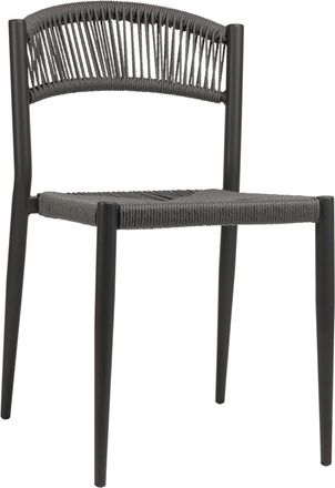 Global Interiors Hochwertiger Design Gartenstuhl Jonah - Grau/Anthrazit
