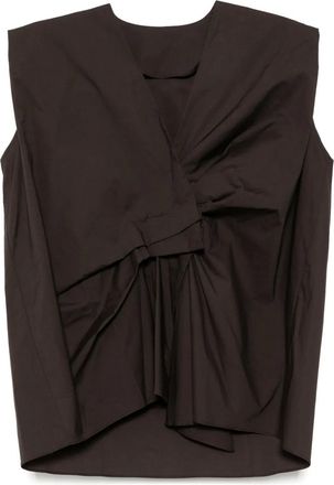 JNBY Camicia smanicata - Marrone